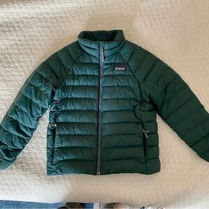 Patagonia Kids Forest Green Puffer Coat